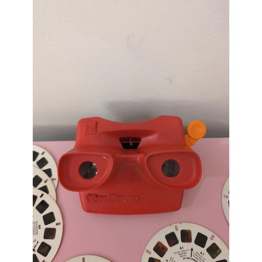 View-Master 3D Viewer w/ 19 Reels LOT Sesame Street, Princess‎ of Power, Etc.